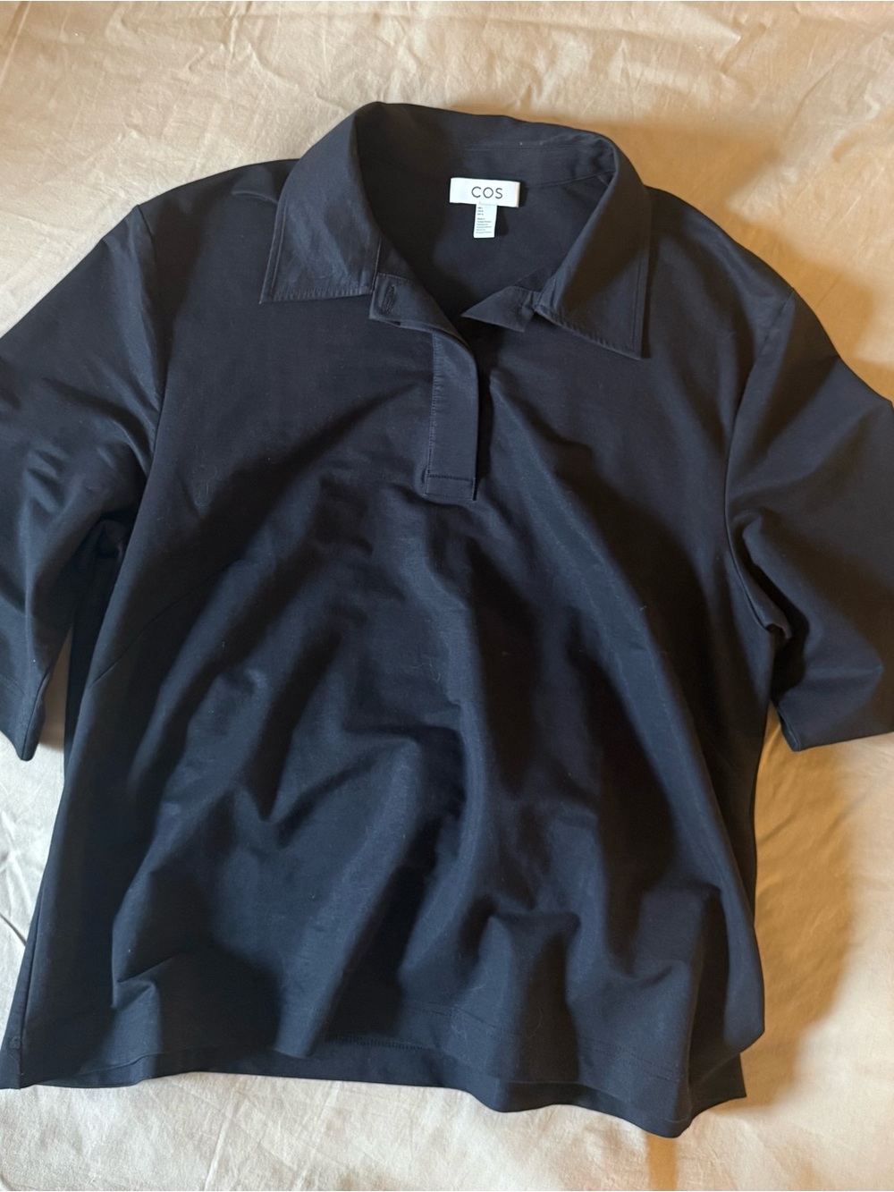 COS Black Collared Shirt